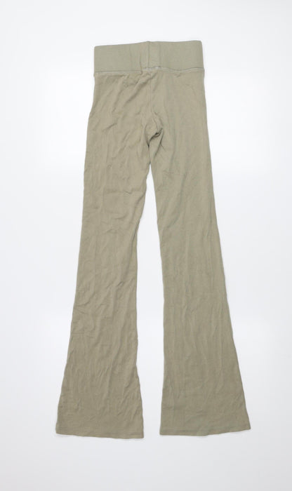 Womens UK Size XS Bershka  Leggings Beige Leggings