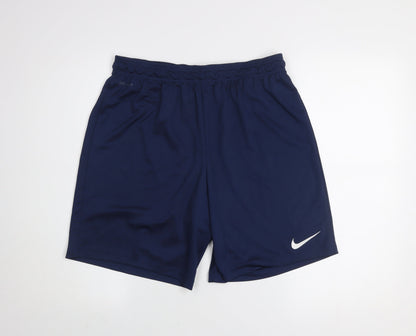 Nike Men's Blue Dri-FIT Athletic Shorts Size L Breathable Quick Dry