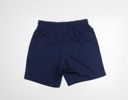 Nike Men's Blue Dri-FIT Athletic Shorts Size L Breathable Quick Dry