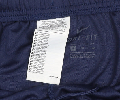 Nike Men's Blue Dri-FIT Athletic Shorts Size L Breathable Quick Dry