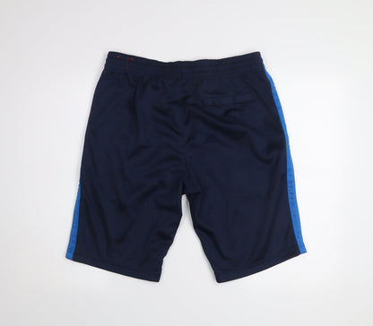 Nike Air Men's Navy Blue Athletic Shorts Size L Polyester