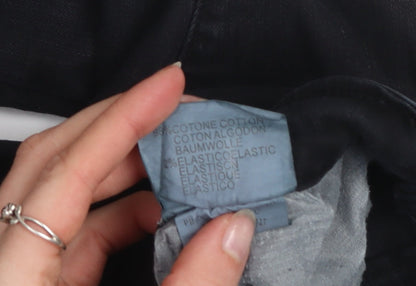 Maxtre Men's Black Slim Fit Distressed Skinny Jeans Size 28