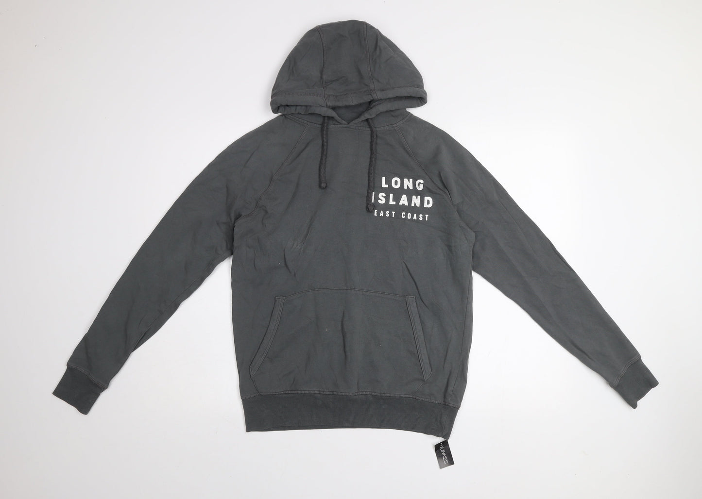 Mens UK Size XS Dunnes Stores Grey Pullover Hoodie