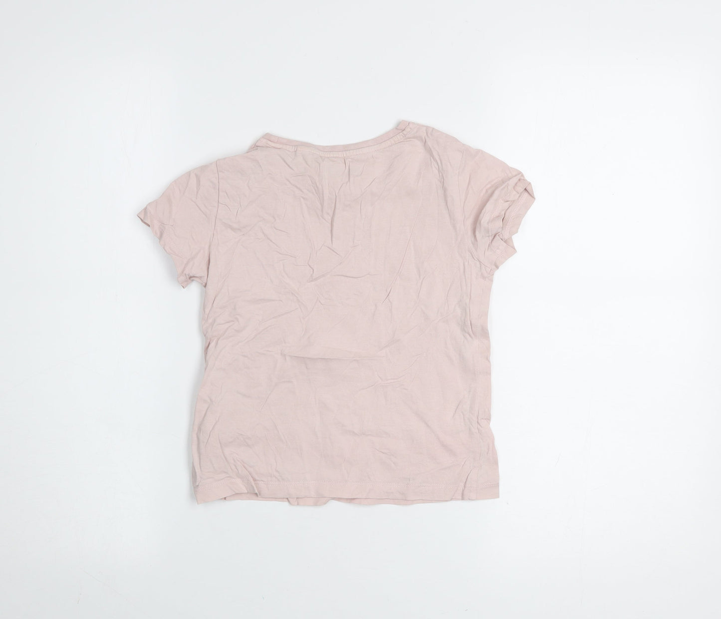 Girls UK Size 7-8 Years Jack Wills Pink Basic T-Shirt