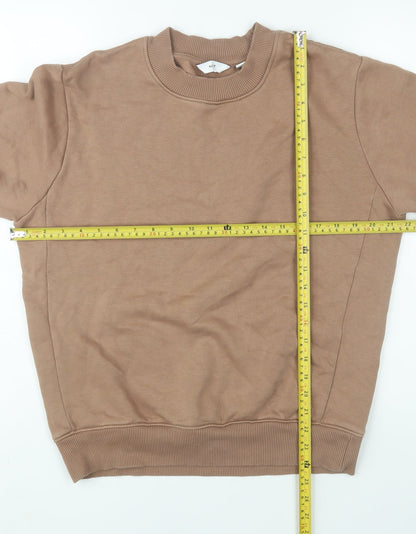 Mens UK Size S NEXT Beige Pullover Sweatshirt