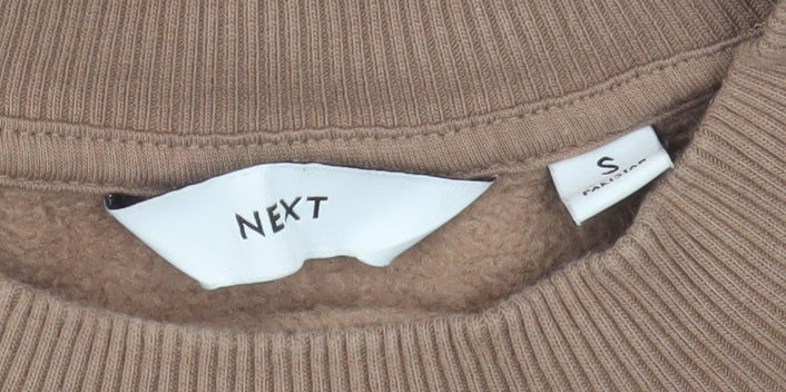 Mens UK Size S NEXT Beige Pullover Sweatshirt