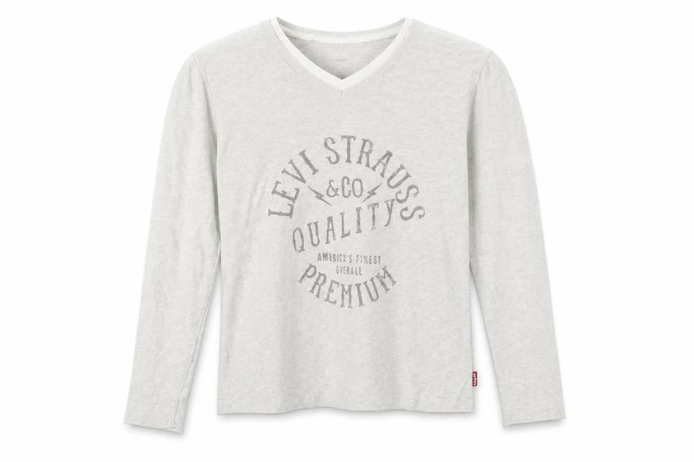 Boys UK Size 14 Years Levi's Grey Basic T-Shirt