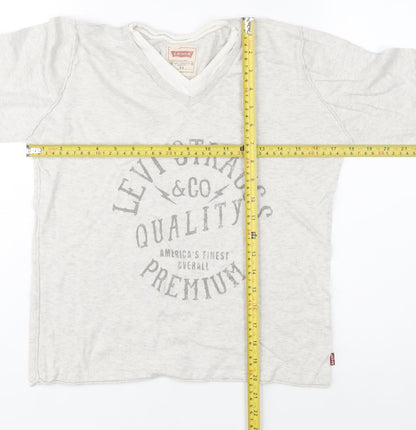 Boys UK Size 14 Years Levi's Grey Basic T-Shirt