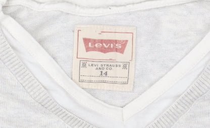 Boys UK Size 14 Years Levi's Grey Basic T-Shirt