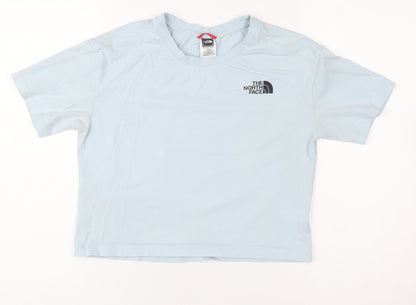 Womens UK Size XS The North Face Blue Basic T-Shirt