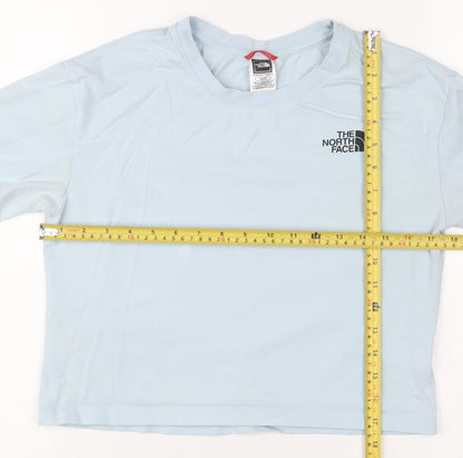 Womens UK Size XS The North Face Blue Basic T-Shirt