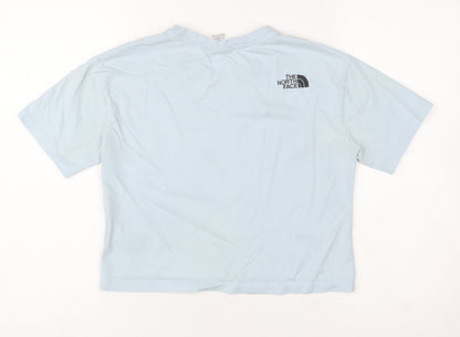 Womens UK Size XS The North Face Blue Basic T-Shirt