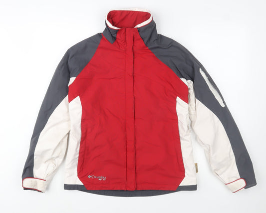 Mens UK Size S Columbia Red Puffer Jacket