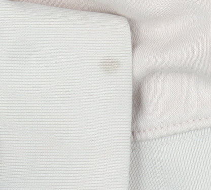 Nike Women Beige Pullover Hoodie 1X Cotton Blend Logo