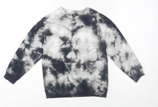Next Boys Multicoloured Tie-Dye Cotton Pullover Sweatshirt 8 Years