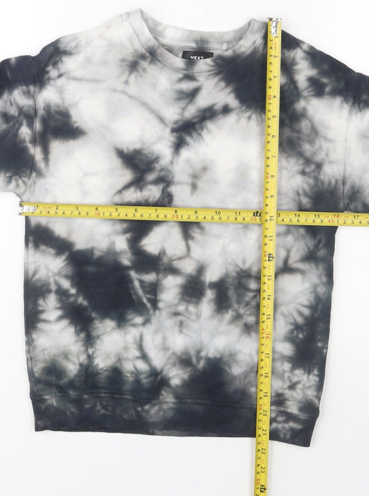 Next Boys Multicoloured Tie-Dye Cotton Pullover Sweatshirt 8 Years