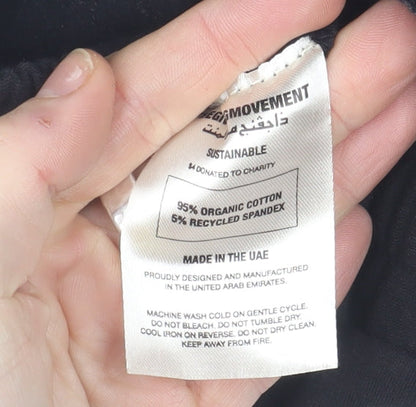 The Giving Movement Men's Black M Jogger Activewear Trousers