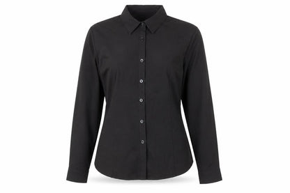 Womens UK Size 12 Primark Black Basic Button-Up