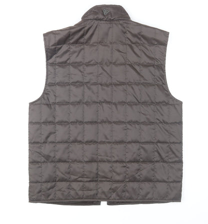 Mens UK Size 50 ROY ROBSON Brown Quilted Coat