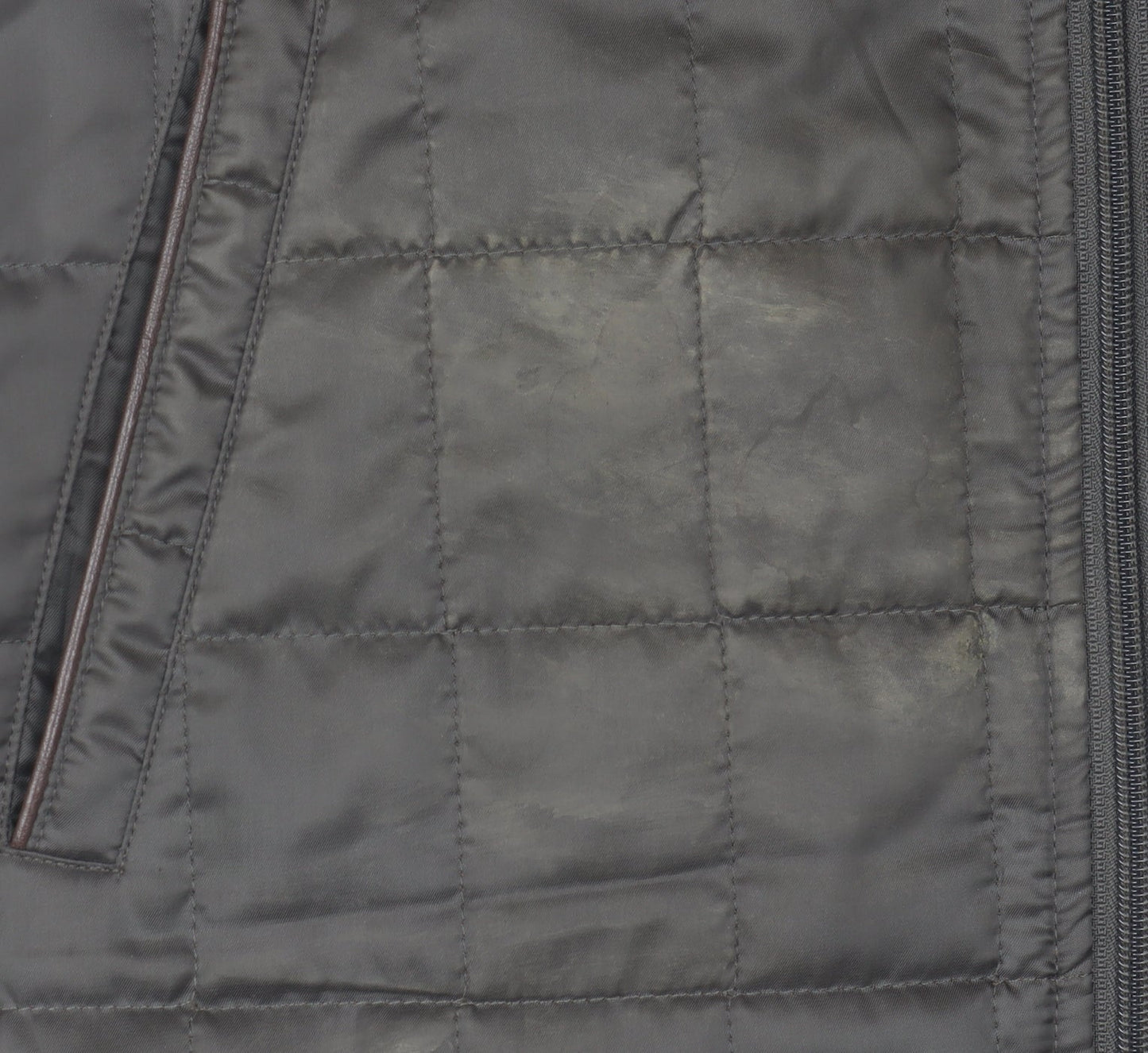 Mens UK Size 50 ROY ROBSON Brown Quilted Coat