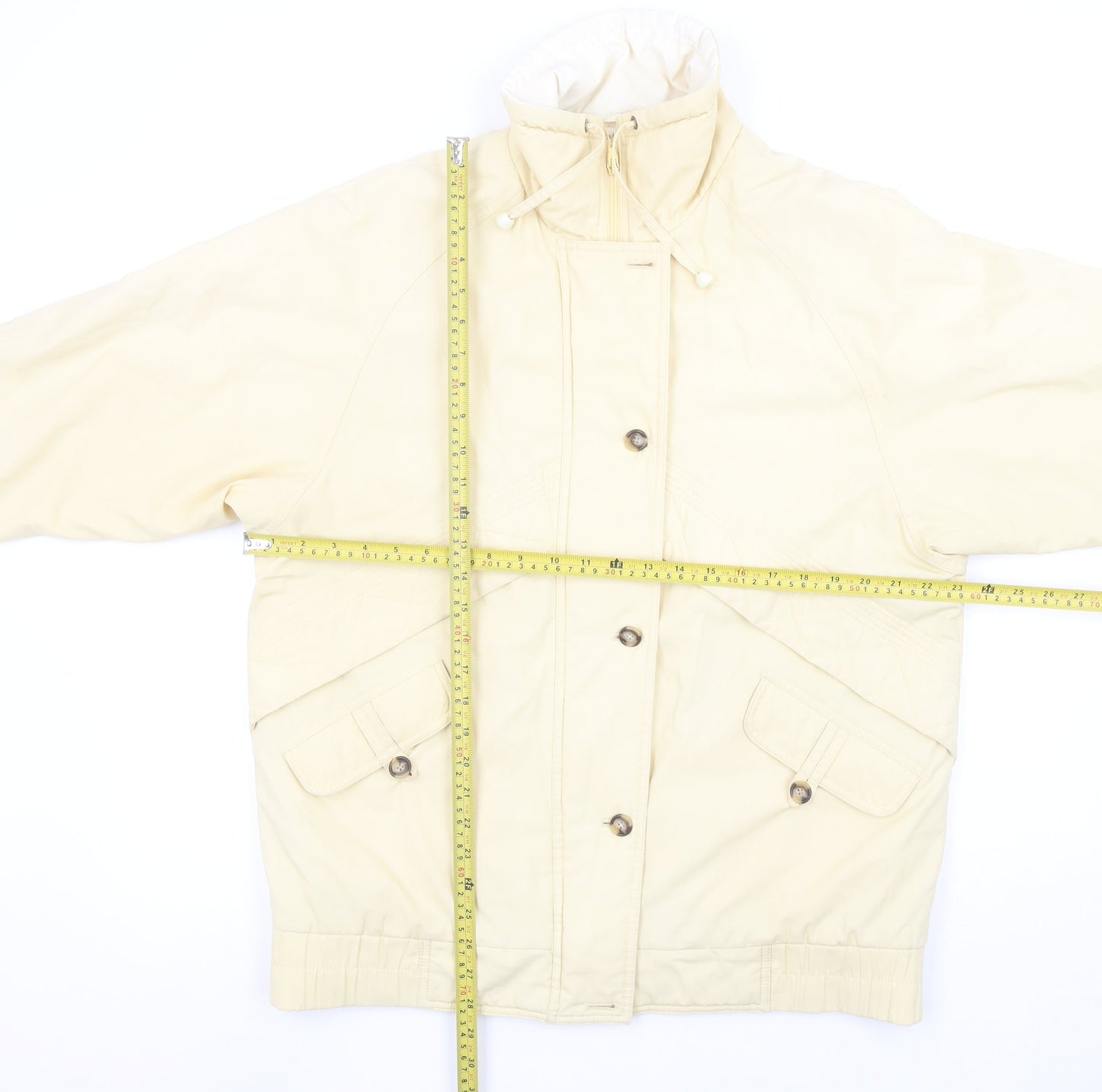 Womens UK Size 12 Telemac Beige Windbreaker Coat