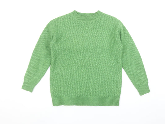 Womens UK Size XS Marks and Spencer Green Pullover Jumper