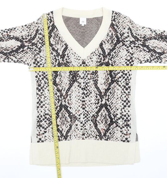 Womens UK Size 8 River Island Beige Pullover Jumper