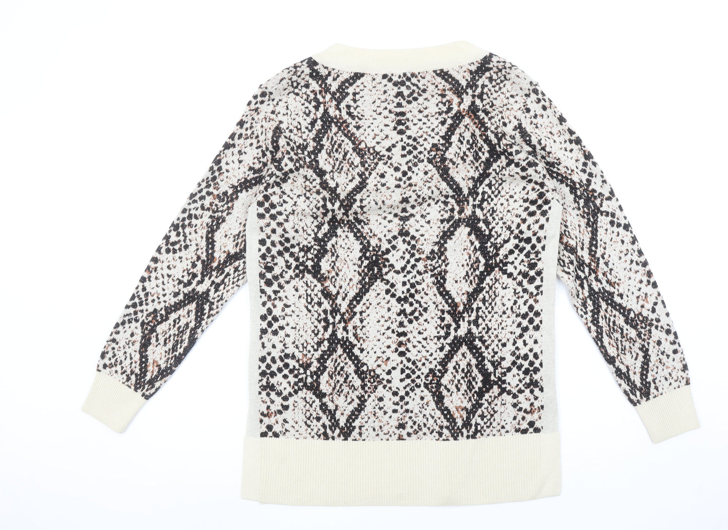 Womens UK Size 8 River Island Beige Pullover Jumper