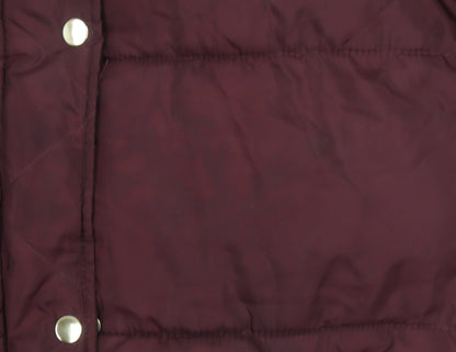 Womens UK Size 12 B.YOU Red Puffer Jacket