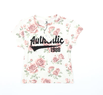 River Island Women’s Multicoloured Floral Relaxed T-Shirt UK14