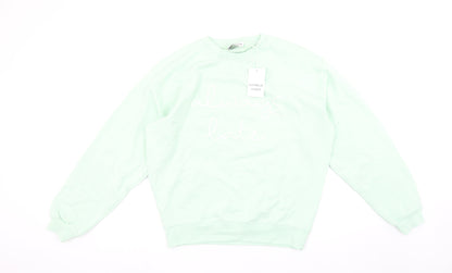 Womens UK Size 10 Catwalk Junkie Green Pullover Sweatshirt