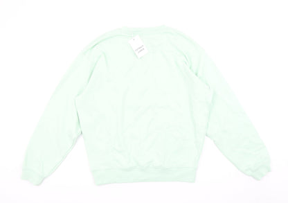 Womens UK Size 10 Catwalk Junkie Green Pullover Sweatshirt