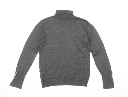 Womens UK Size 14 Zara Grey Pullover Jumper