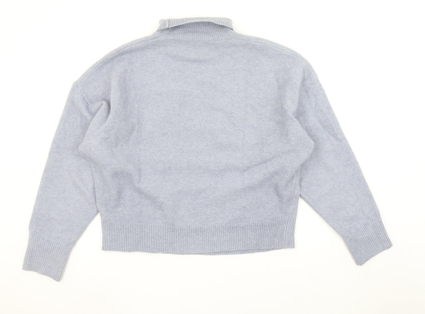 Womens UK Size L Zara Grey Pullover Jumper