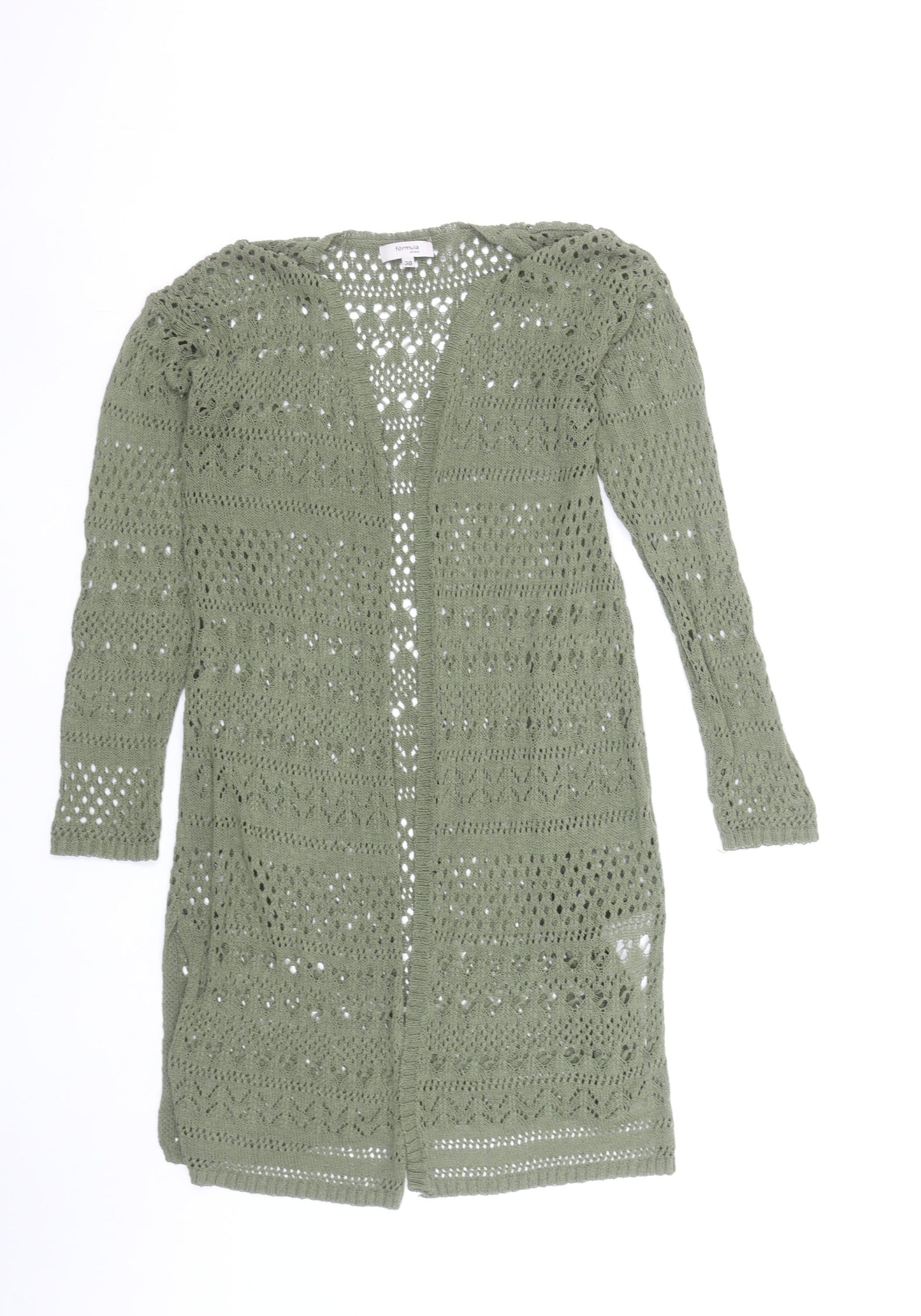 Womens UK Size 10 Fórmula Joven Green Cardigan Jumper