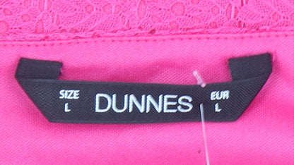 Dunnes Stores Women’s Pink A-Line Sleeveless Knee Length Dress Size 16-18
