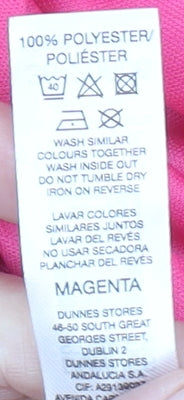 Dunnes Stores Women’s Pink A-Line Sleeveless Knee Length Dress Size 16-18