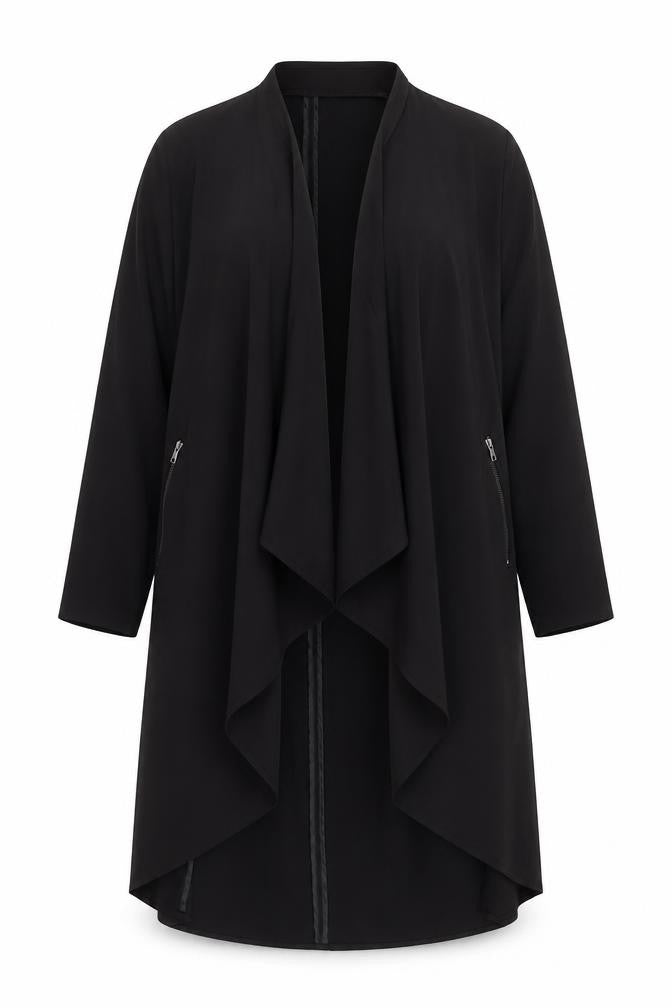 Womens UK Size 12 H&M Black Trench Coat