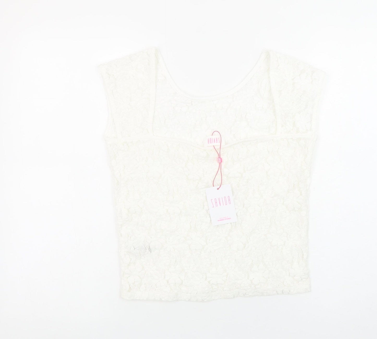 Womens UK Size 10 Savida Ivory Camisole Blouse