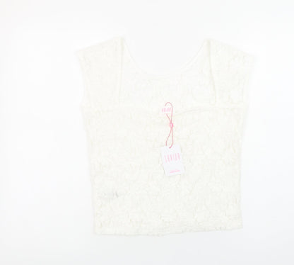 Womens UK Size 10 Savida Ivory Camisole Blouse
