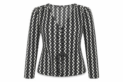 Womens UK Size L Dunnes Stores Black Wrap Blouse
