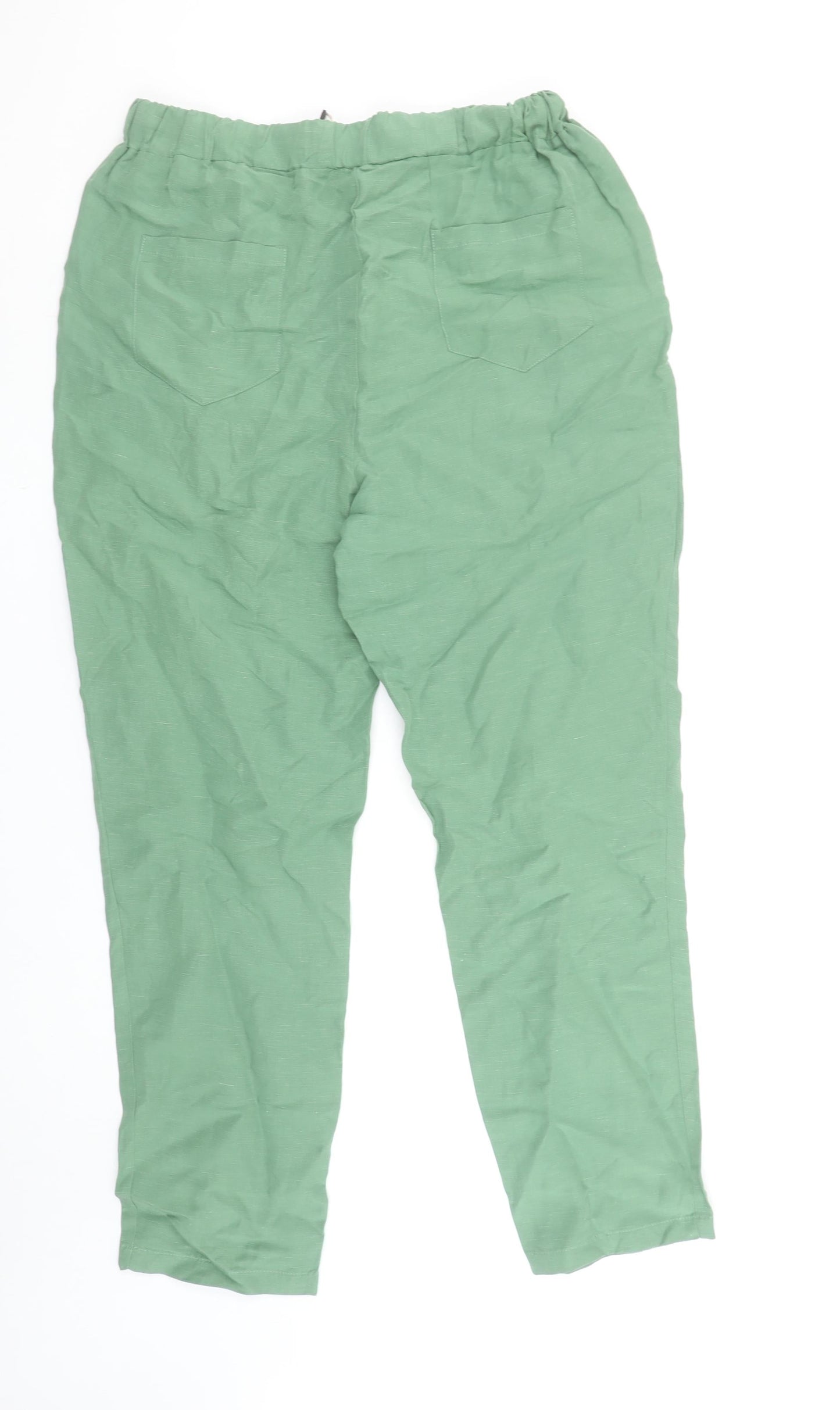 Womens UK Size M Gallery Relaxed Fit CasualTravel Green Trousers