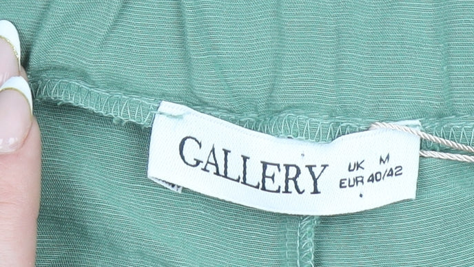 Womens UK Size M Gallery Relaxed Fit CasualTravel Green Trousers