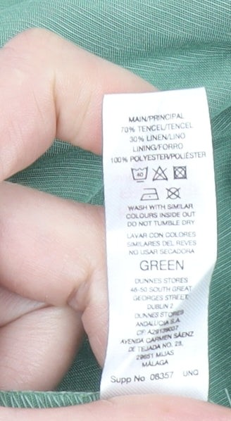 Womens UK Size M Gallery Relaxed Fit CasualTravel Green Trousers