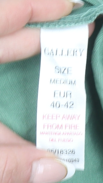 Womens UK Size M Gallery Relaxed Fit CasualTravel Green Trousers