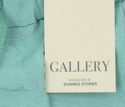 Womens UK Size M Gallery Relaxed Fit CasualTravel Green Trousers