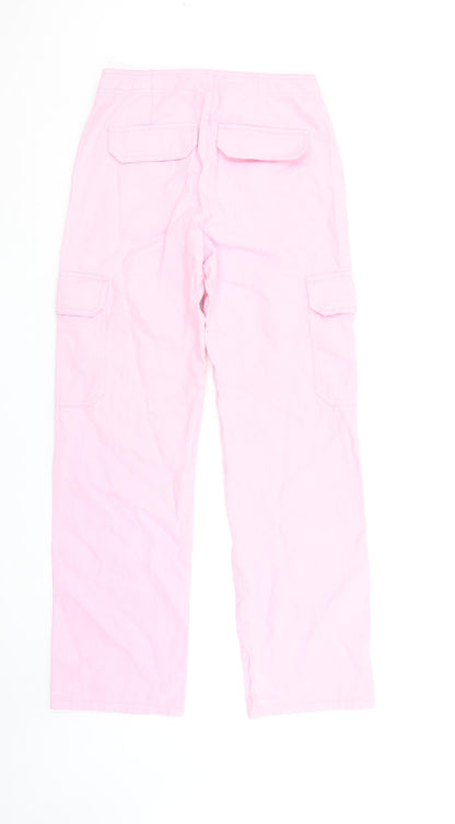 Womens UK Size 8 Savida Regular Fit Cargo Pink Jeans