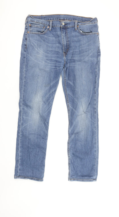 Levi Strauss & Co 511 Men's Blue Slim Straight Jeans W38 L34 Denim