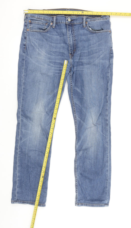 Levi Strauss & Co 511 Men's Blue Slim Straight Jeans W38 L34 Denim