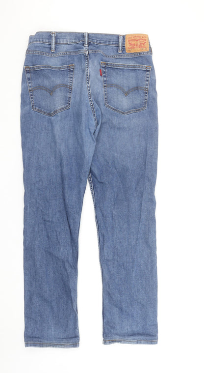 Levi Strauss & Co 511 Men's Blue Slim Straight Jeans W38 L34 Denim